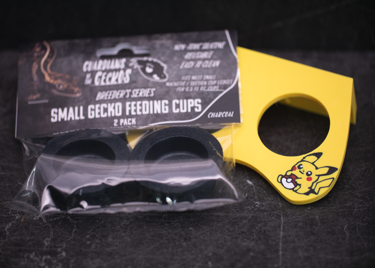 Themed Magnetic Feeding Ledge - Custom Artwork - Pocket Monster
