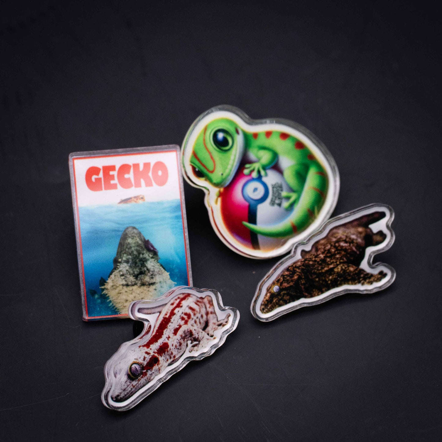 Crested Gecko Pins