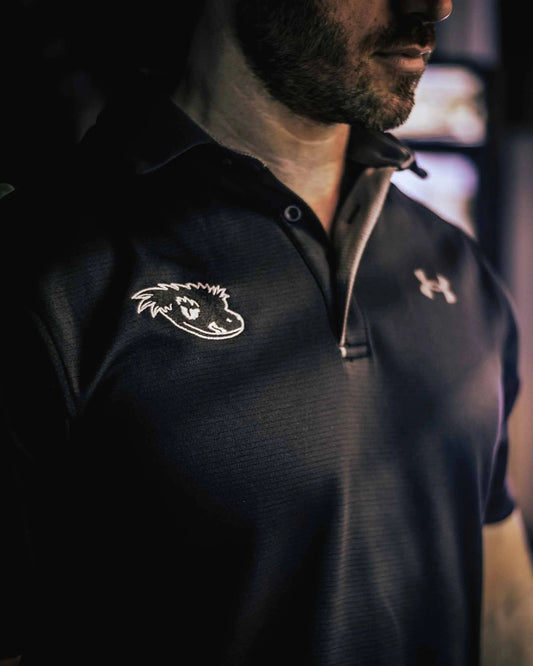 Guardians of the Geckos Logo Under Armor Polo