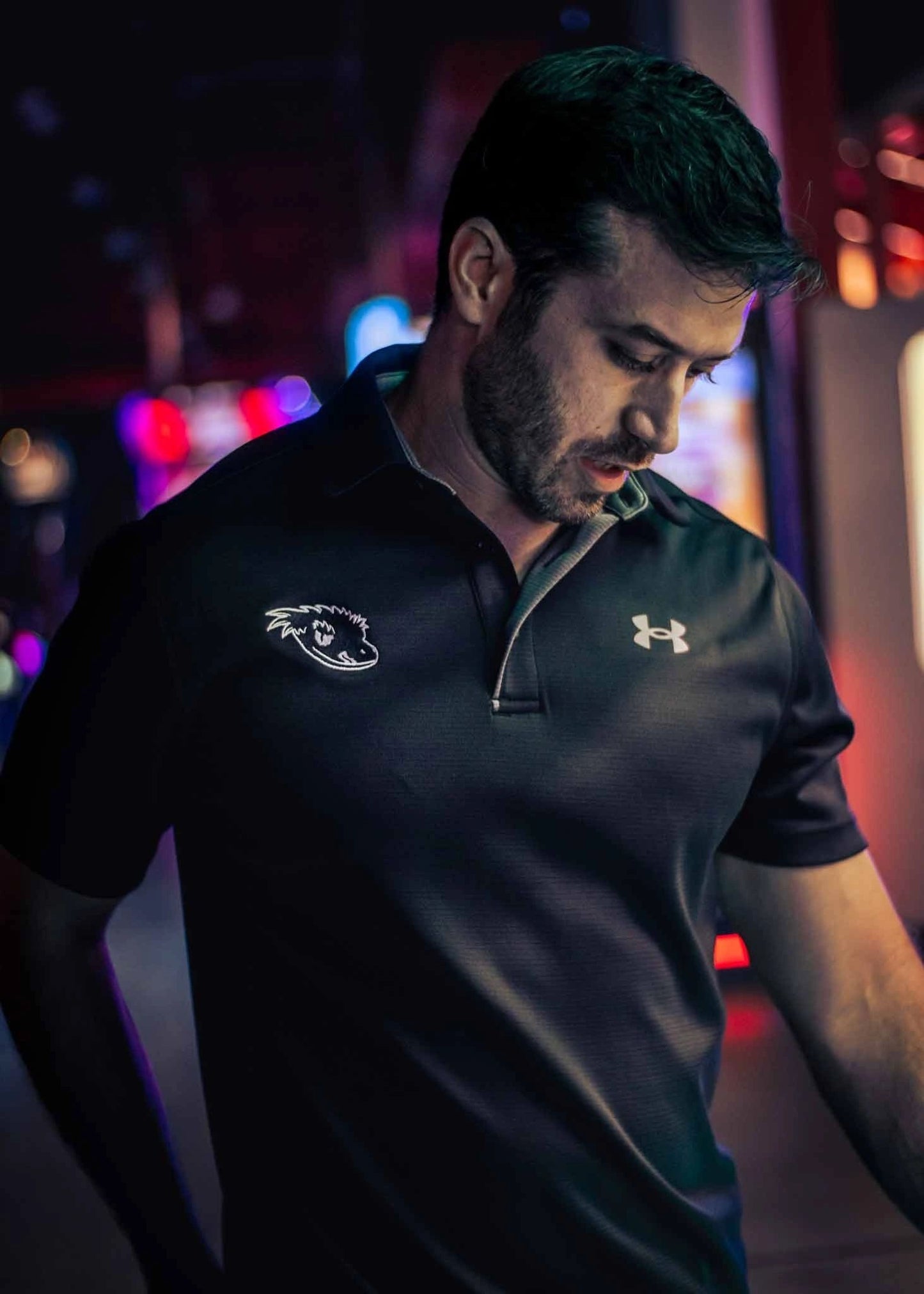 Guardians of the Geckos Logo Under Armor Polo