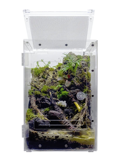 Herpcult Acrylic Double-Opening Enclosure - Large - 10 x 10 x 16 (PICKUP ONLY)