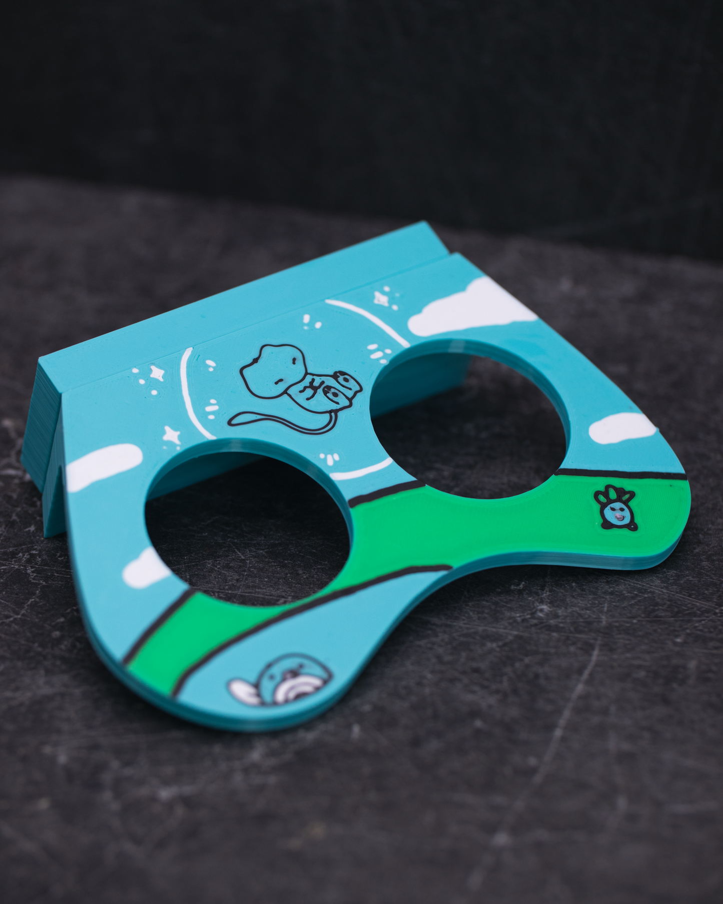 Themed Magnetic Feeding Ledge - Custom Artwork - Pocket Monster