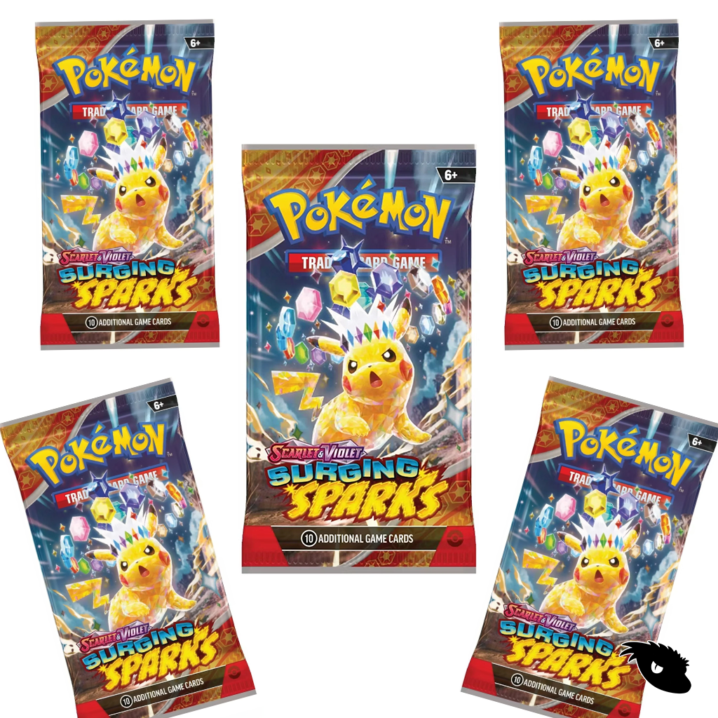 Pokémon TCG: Scarlet Violet — Surging Sparks 5 Booster Pack Bundle