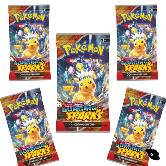 Pokémon TCG: Scarlet Violet — Surging Sparks 5 Booster Pack Bundle