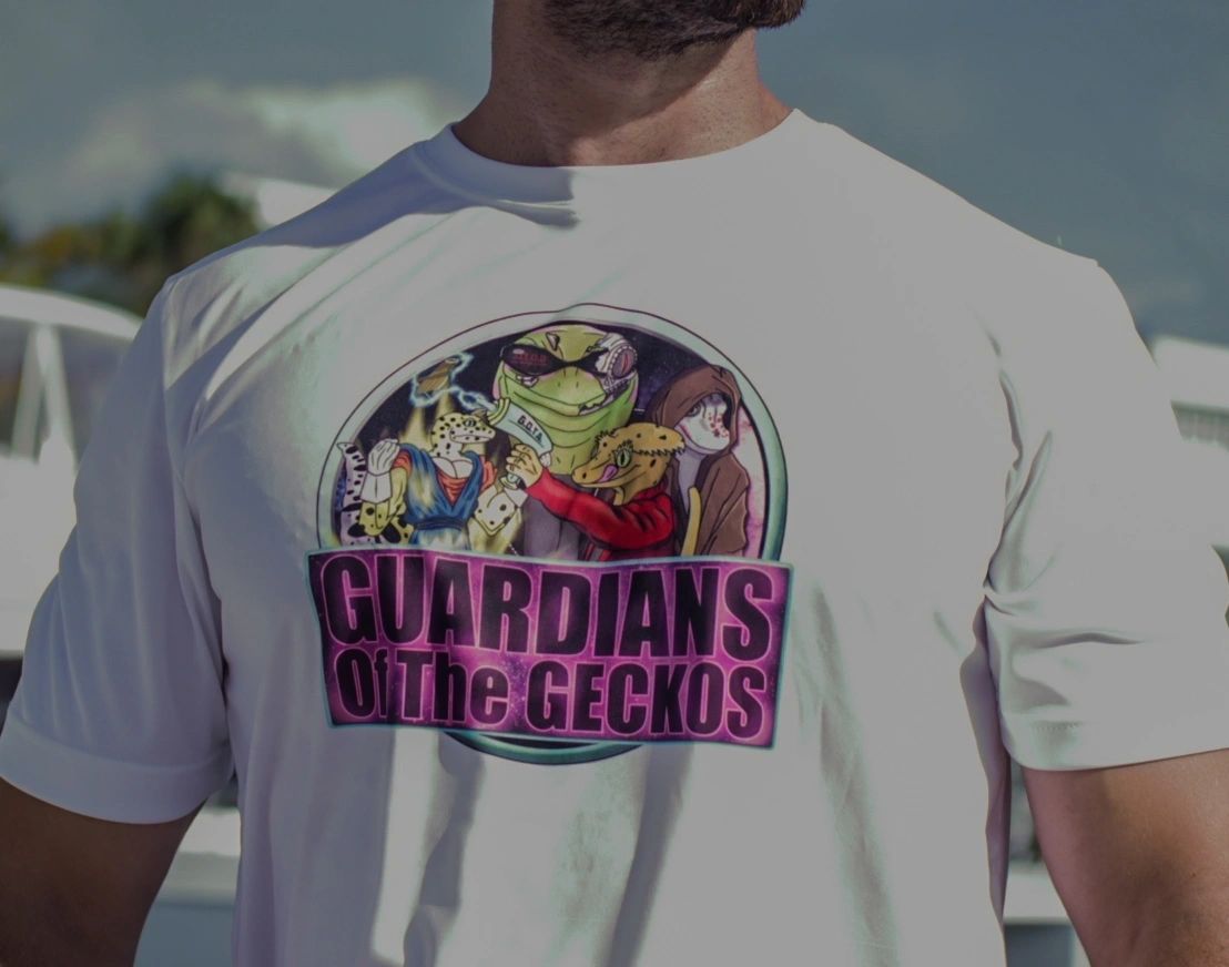 Guardians of the Geckos Character T-Shirt- Mens / Unisex / Kids
