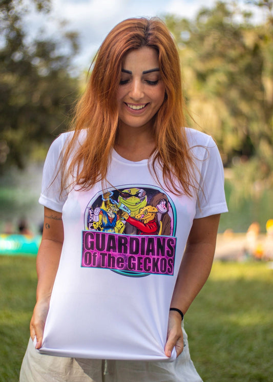 Guardians of the Geckos Character T-Shirt - Ladies Fit