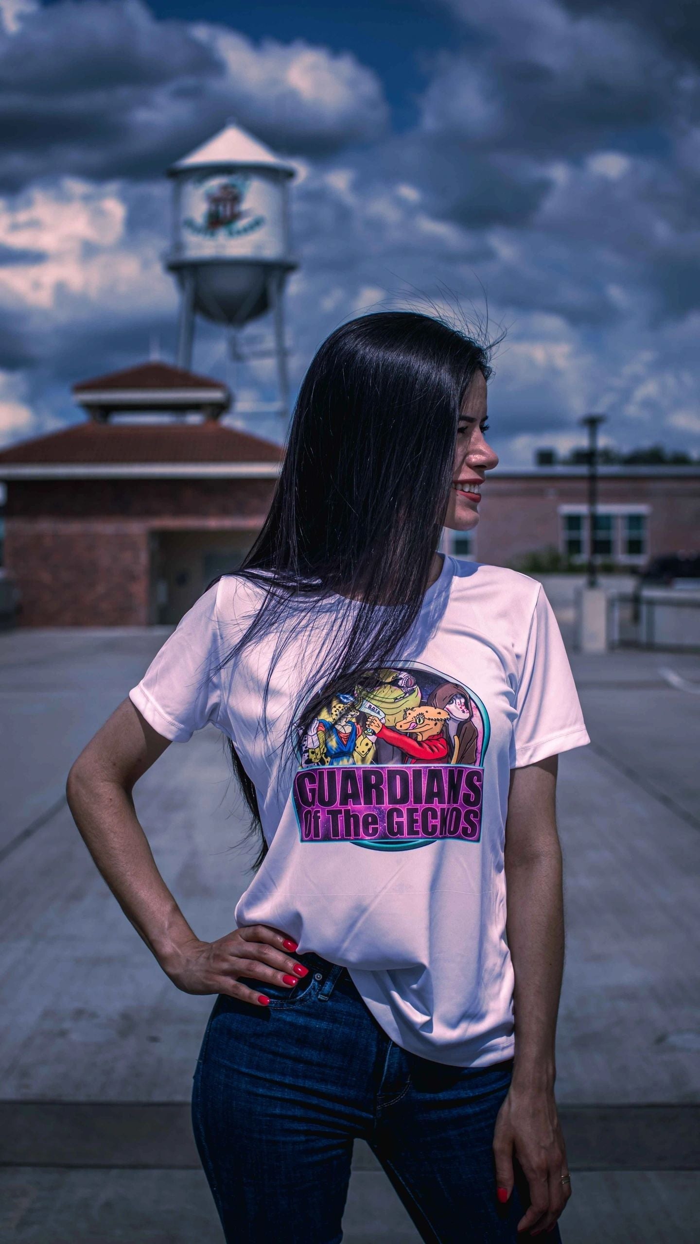 Guardians of the Geckos Character T-Shirt - Ladies Fit